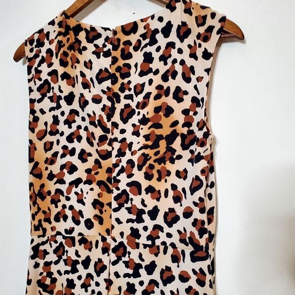 Marvin Richards Womens Cheetah Print Sheath Dress Size 8 - Picture 10 of 14